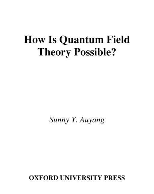 How Is Quantum Field Theory Possible? - Hardcover
