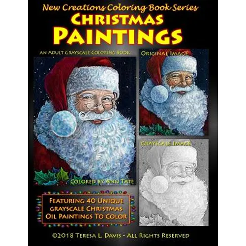 New Creations Coloring Book Series: Christmas Paintings - Paperback