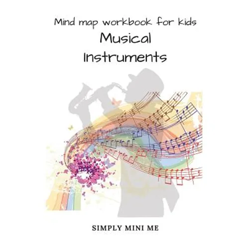 Mind map workbook for kids - Musical Instruments - Paperback