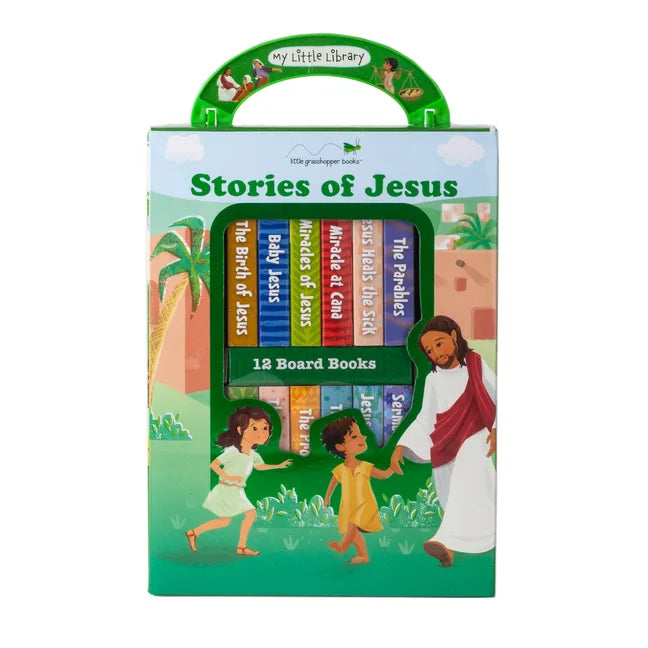 My Little Library: Stories of Jesus (12 Board Books) - Hardcover