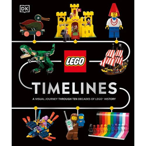 Lego Timelines: A Visual Journey Through Ten Decades of Lego History - Hardcover