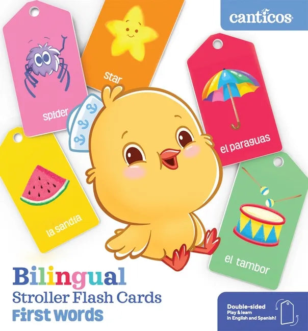 Canticos Bilingual Stroller Flash Cards: First Words - Board Book