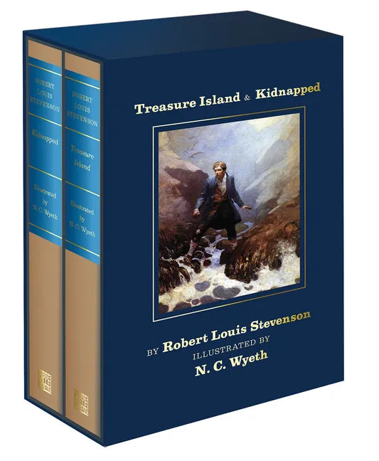 Treasure Island and Kidnapped: N. C. Wyeth Collector's Edition (2-Vol. Clothbound Set) - Hardcover