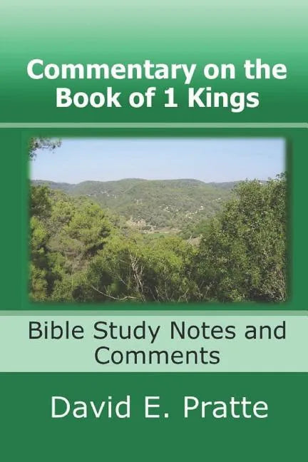 Commentary on the Book of 1 Kings: Bible Study Notes and Comments - Paperback