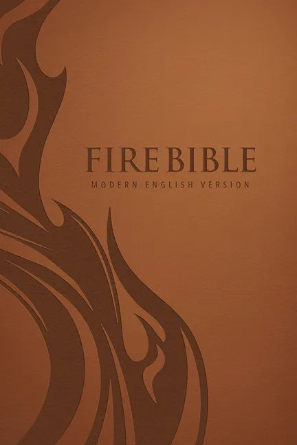 Mev Fire Bible: Brown Leather-Like Cover - Modern English Version - Imitation Leather