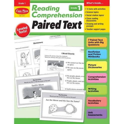 Reading Comprehension: Paired Text, Grade 1 Teacher Resource - Paperback