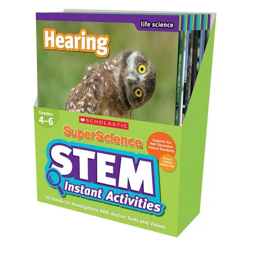 Superscience STEM Instant Activities: Grades 4-6: 30 Hands-On Investigations with Anchor Texts and Videos - Boxed Set
