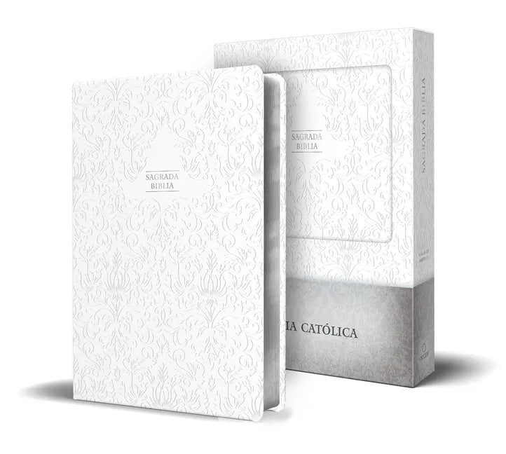 Biblia Católica En Español. Boda, Bautizo, Primera Comunión, Confirmación Y Cumpleaños. Caja Blanca Regalo / Catholic Bible. Spanish-Language, Leather - Paperback