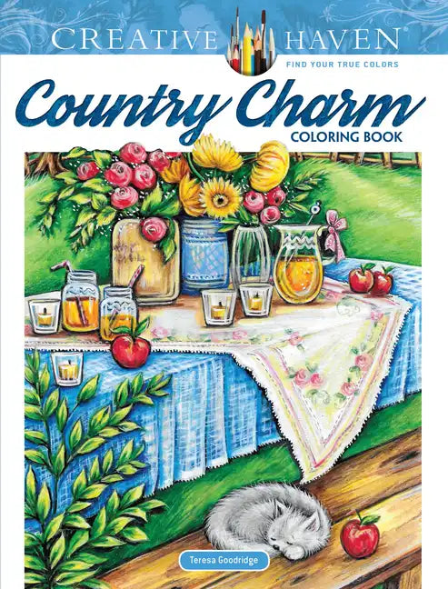 Creative Haven Country Charm Coloring Book - Paperback