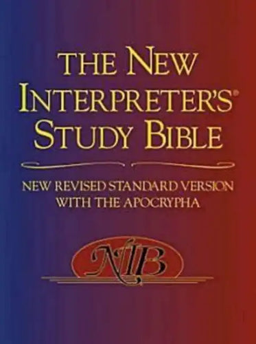 New Interpreter's Study Bible-NRSV - Hardcover