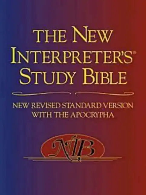 New Interpreter's Study Bible-NRSV - Hardcover