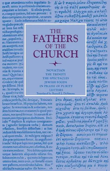 The Trinity, the Spectacles, Jewish Foods, in Praise of Purity, Letters - Paperback