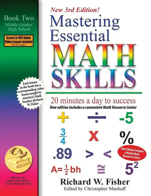 Mastering Essential Math Skills, Book 2: Middle Grades/High School, 3rd Edition: 20 minutes a day to success - Paperback