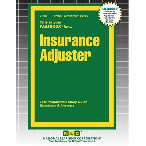 Insurance Adjuster - Paperback