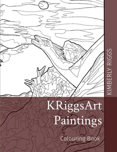 KRiggsArt Paintings: Colouring Book - Paperback