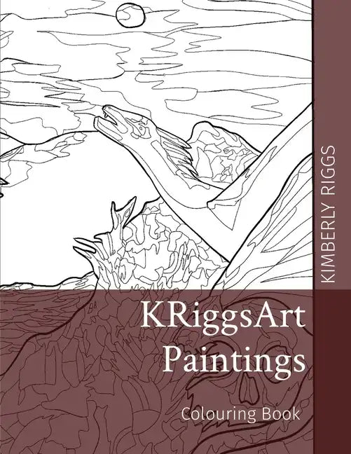 KRiggsArt Paintings: Colouring Book - Paperback