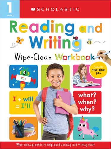 First Grade Reading/Writing Wipe Clean Workbook: Scholastic Early Learners (Wipe Clean) - Paperback