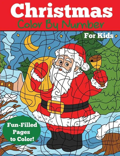 Christmas Color by Number for Kids - Paperback
