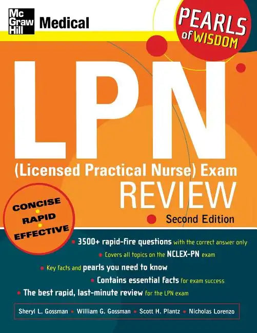 LPN (Licensed Practical Nurse) Exam Review: Pearls of Wisdom, Second Edition - Paperback