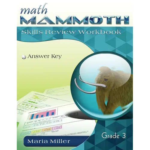 Math Mammoth Grade 3 Skills Review Workbook Answer Key - Paperback