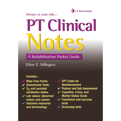 PT Clinical Notes: A Rehabilitation Pocket Guide - Spiral