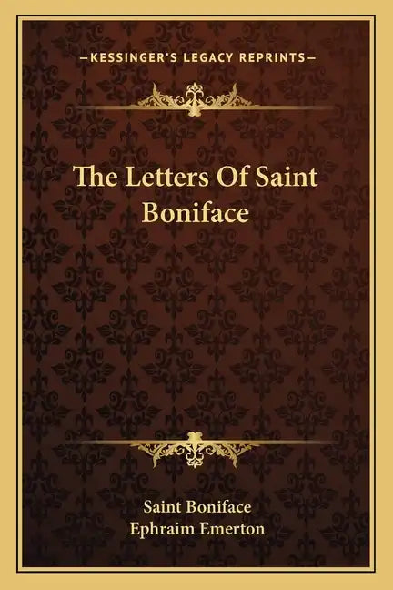 The Letters of Saint Boniface - Paperback