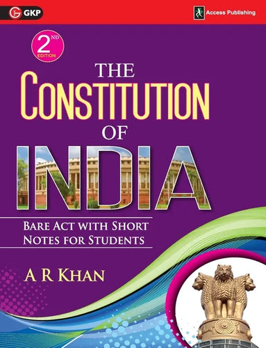 The Constitution of India Bare Act with Short Notes for Students 2ed - Paperback
