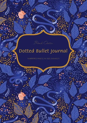 Dotted Bullet Journal: Medium A5 - 5.83X8.27 (Blue Fairy) - Paperback