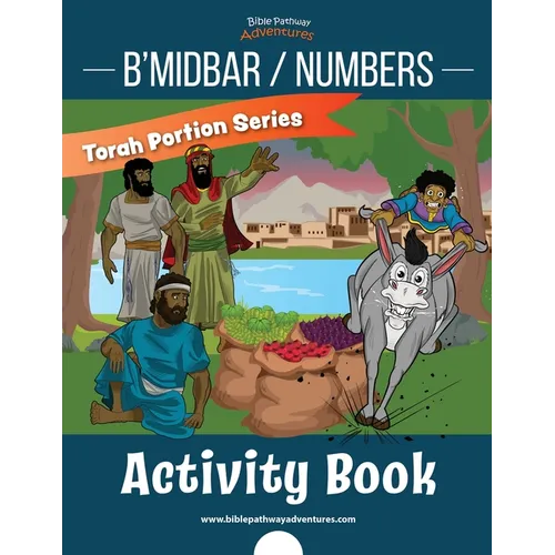 B'midbar / Numbers Activity Book: Torah Portions for Kids - Paperback