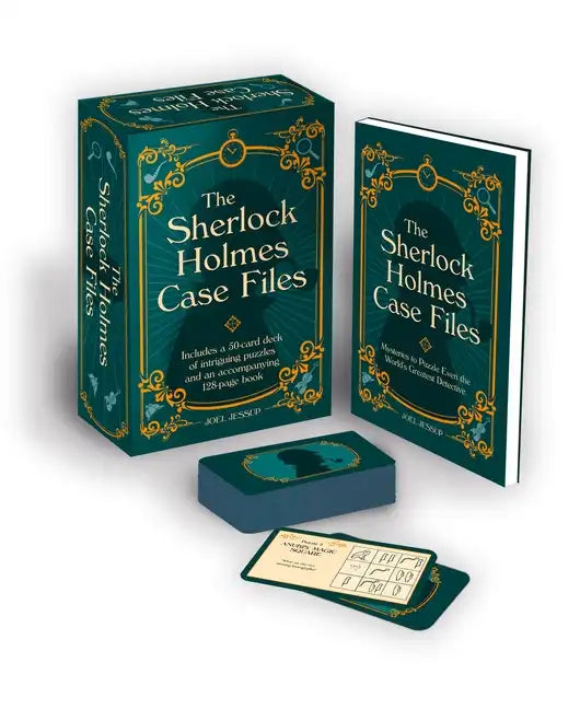The Sherlock Holmes Case Files: Includes a 50-Card Deck of Absorbing Puzzles and an Accompanying 128-Page Book - Paperback