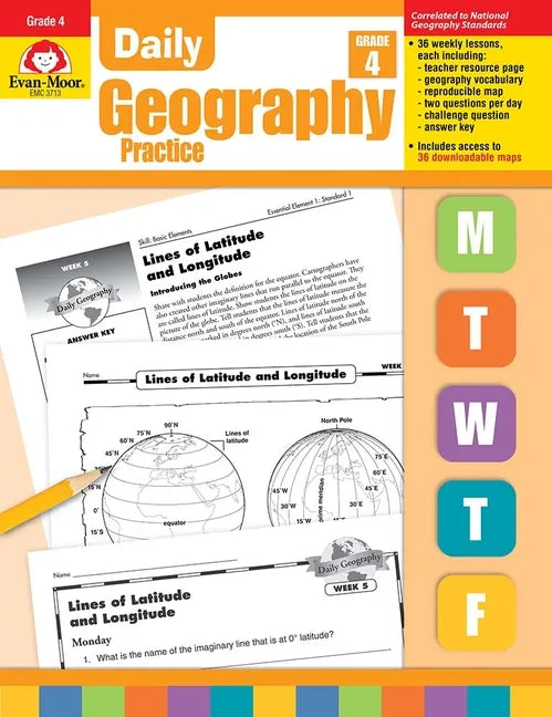 Daily Geography Practice Grade 4: EMC 3713 - Paperback