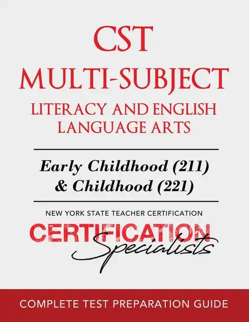 CST Multi-Subject Literacy and English Language Arts - Paperback