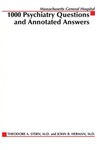 Massachusetts General Hospital 1000 Psychiatry Questions and Annotated Answers - Paperback