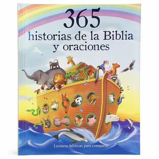 365 Historias de la Biblia Y Oraciones: Lecturas Biblicas Para Compartir = 365 Bible Stories and Prayers - Hardcover