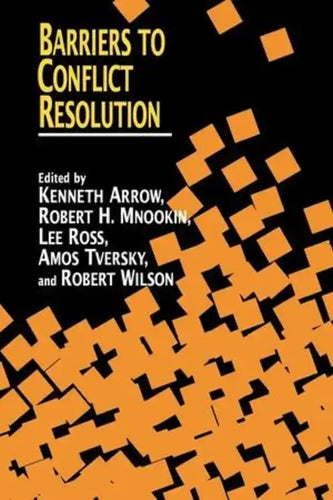 Barriers to Conflict Resolution - Paperback