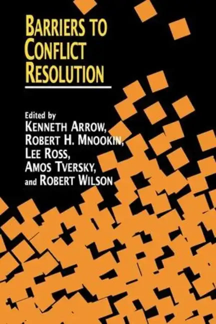 Barriers to Conflict Resolution - Paperback