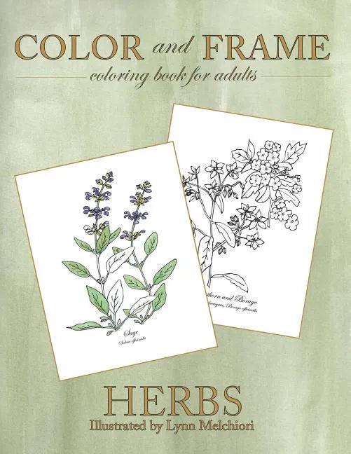 Color and Frame: Herbs - Paperback