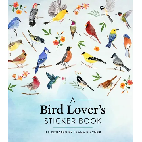 A Bird Lover's Sticker Book - Hardcover