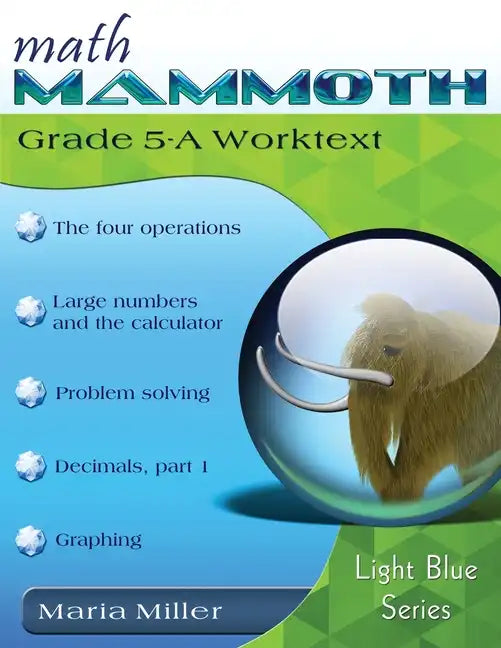 Math Mammoth Grade 5-A Worktext - Paperback