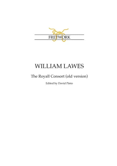 William Lawes: The Royall Consort (old version) - Paperback