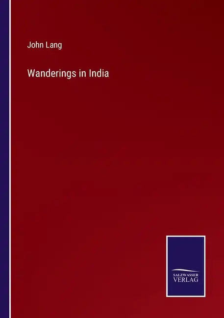 Wanderings in India - Paperback