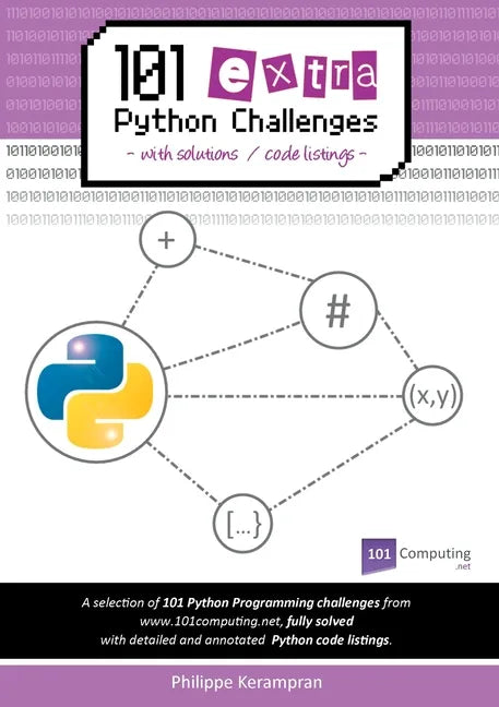 101 Extra Python Challenges with Solutions / Code Listings - Paperback