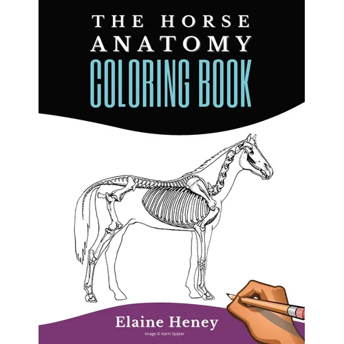 Horse Anatomy Coloring Book For Adults - Self Assessment Equine Coloring Workbook: Test Your Knowledge - For Equestrians & Veterinary Students - Paperback