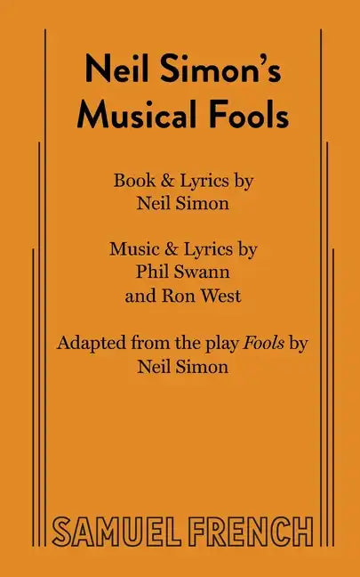 Neil Simon's Musical Fools - Paperback