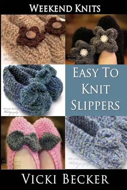 Easy To Knit Slippers - Paperback