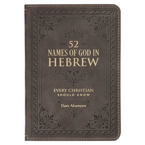 Gift Book 52 Hebrew Names of God Faux Leather - Leather