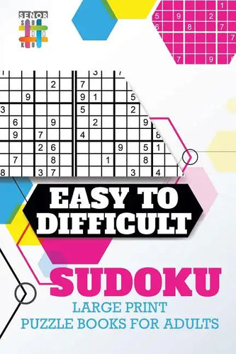 Easy to Difficult Sudoku Large Print Puzzle Books for Adults - Paperback