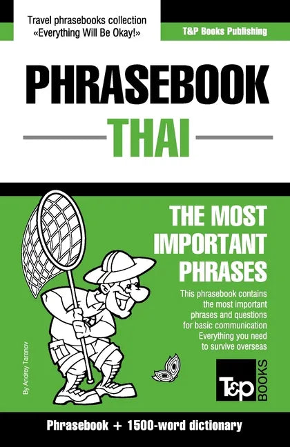 English-Thai phrasebook and 1500-word dictionary - Paperback