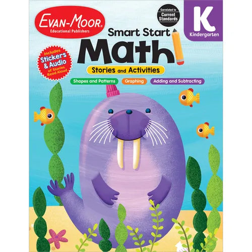 Smart Start: Math Stories and Activities, Grade K - Paperback