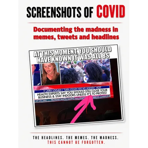 Screenshots of Covid: Documenting the madness in memes, tweets and headlines - Paperback